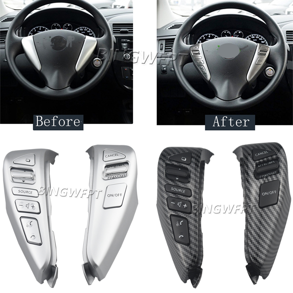 ใหม่สีพวงมาลัยปุ่ม 25550-3DA6A Cruise Control SWITCH สําหรับ NISSAN SENTRA 2013-2015 สําหรับ Nissan Versa 2014-2015