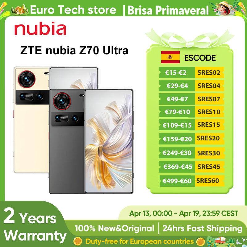 Nubia Z70 Ultra Smartphone 5G 6.85 ''144Hz Volledige Display Camera 6150mAh Batterij IP68 Waterdichte NFC Global Versie 100% Nieuwe