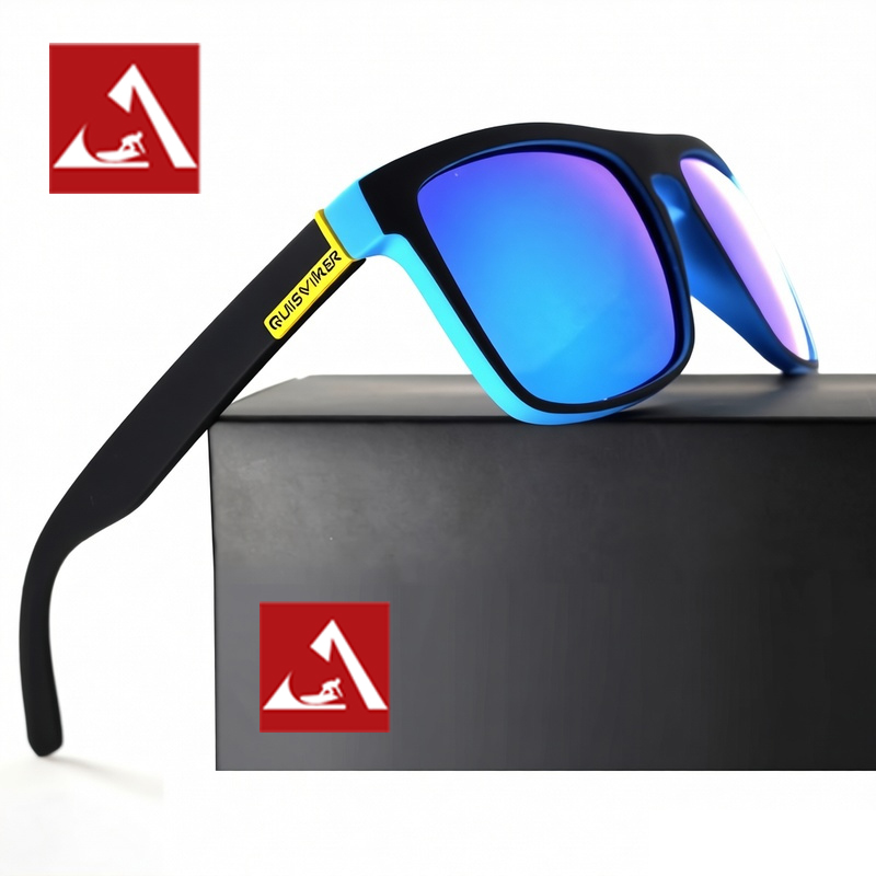 Lunettes de soleil polarisées classiques de marque pour hommes et femmes, lunettes de soleil pour la randonnée, la pêche, le cyclisme, protection UV, lunettes de protection pour l'extérieur