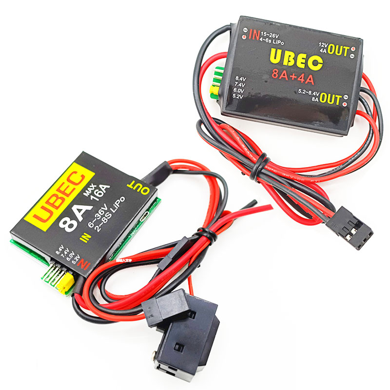 UBEC-8A 2S-6S 6-36V BEC DUAL UBEC 8A/16A Servo/Récepteur Alimentation Indépendante Tech RC Car Fix-Wing Avion