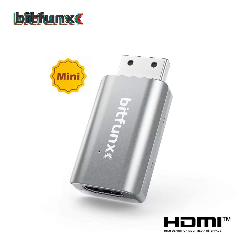 Bitfunx DC VGA к HDMI ™   Адаптер Mini Version HD TV Video Audio Converter для игровой консоли DreamCast, все версии