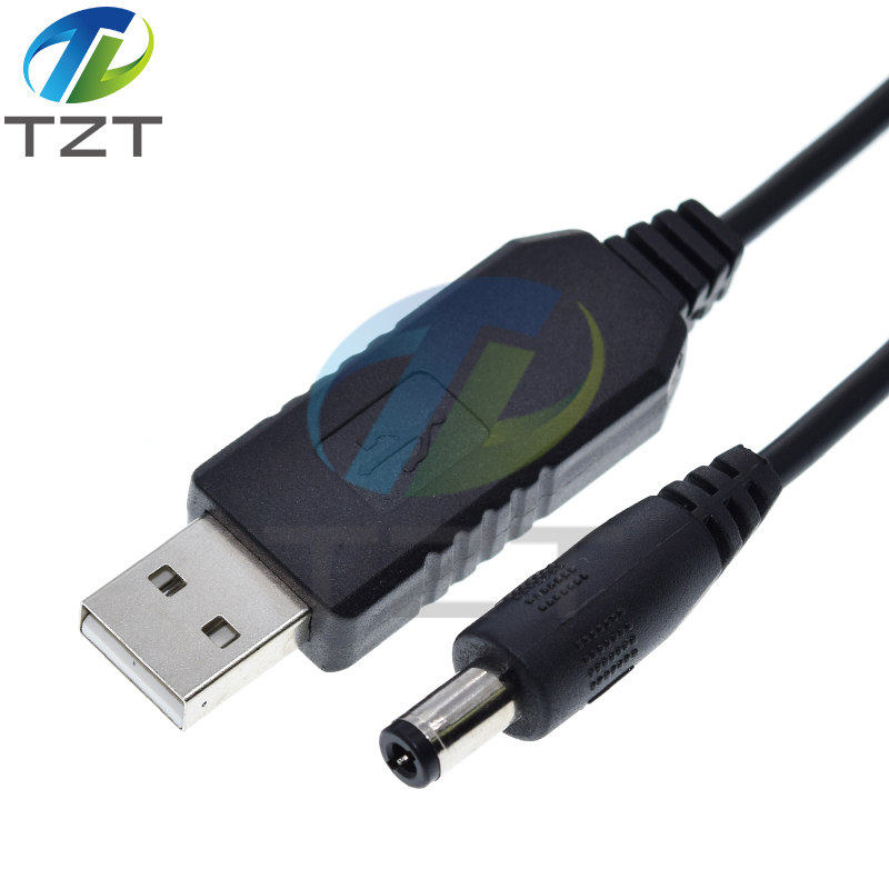 DIYTZT 1/2/3 шт. USB DC 5 В в DC 9 В/12 В повышающий модуль USB-конвертер-адаптер кабель 2,1x5,5 мм штекерный разъем