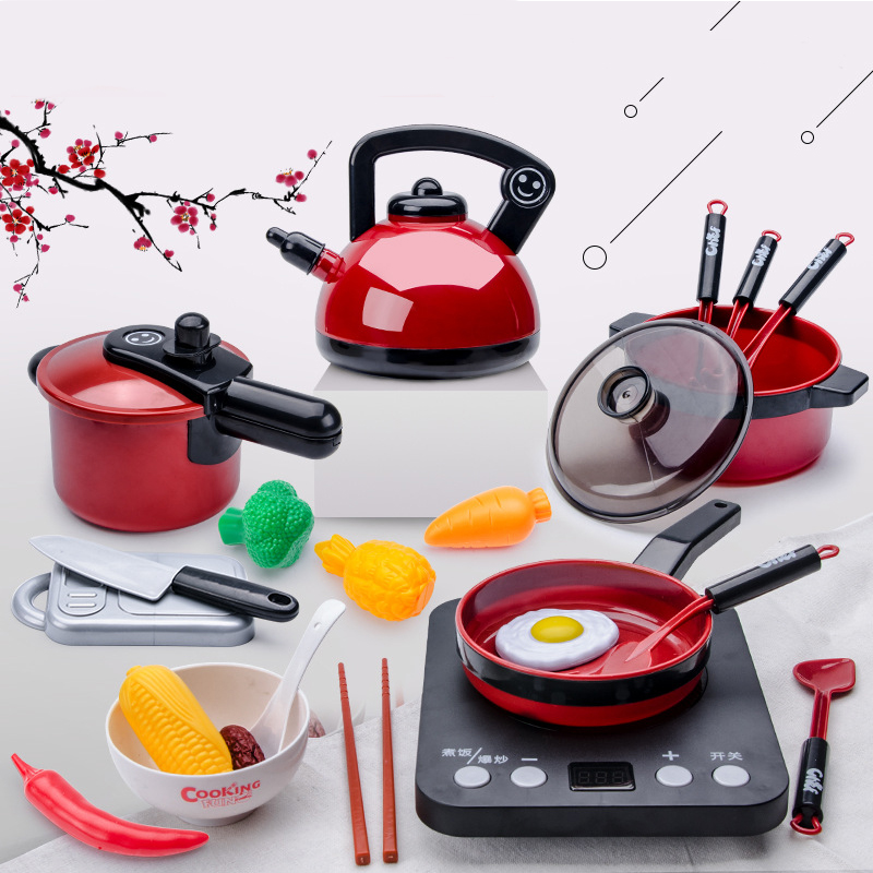 Küche Spielzeug Set Für Kinder Mädchen Kochen Baby Schneiden Obst Kochen Küche Utensilien kinder Simulation Bildung Pretend Spielen