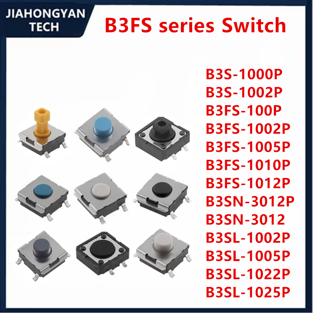 Interruptor Original de 5 piezas, 10 piezas, B3S-1000P, B3S-1002P, 1002P, 1005PN, 1010P, 1012P, B3FS-1000P, 3012P, B3SN-3012, 1005P, 1022P, 1025P, P