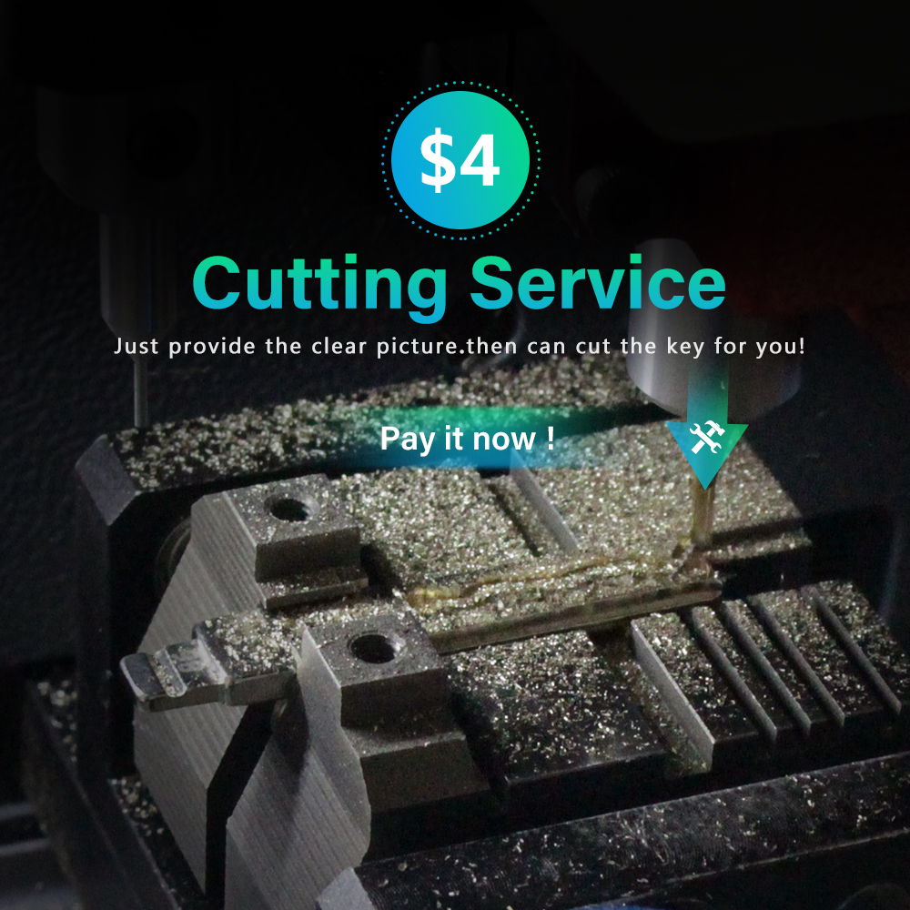 KEYYOU Tarifa adicional por servicio de hoja de llave de corte CNC, póngase en contacto con nosotros antes de comprar gracias