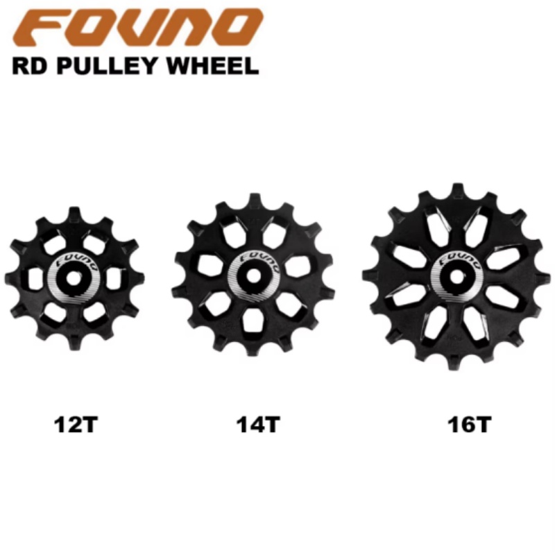 FOVNO 12T 14T 16T 1 pz Deragliatore Posteriore Puleggia Set Wide Stretto Dente Guida Ruota di Supporto 7-12s Per Shimano Sram MTB Bici Da Strada