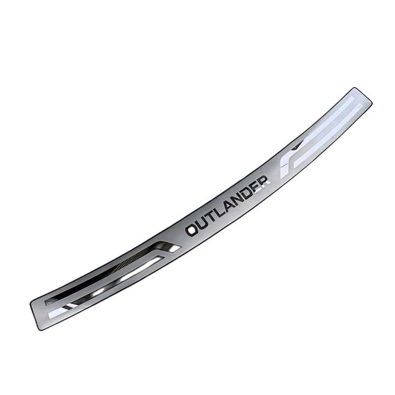 Per Mitsubishi Outlander 2013-2018 In Acciaio Inox Baule Posteriore Paraurti Protezione Posteriore Piatto Dello Scuff Davanzale Della Porta Posteriore 1 pz