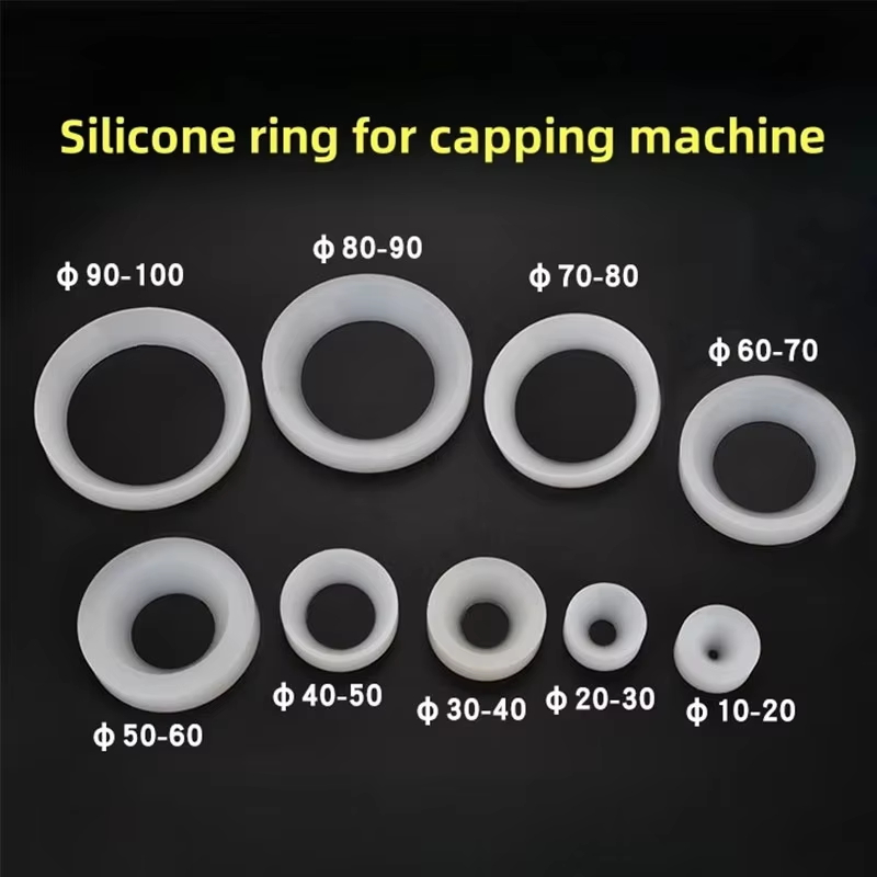 10-50mm silicone pad capping head inner core capping machine accessories wear-resistant leather band washer