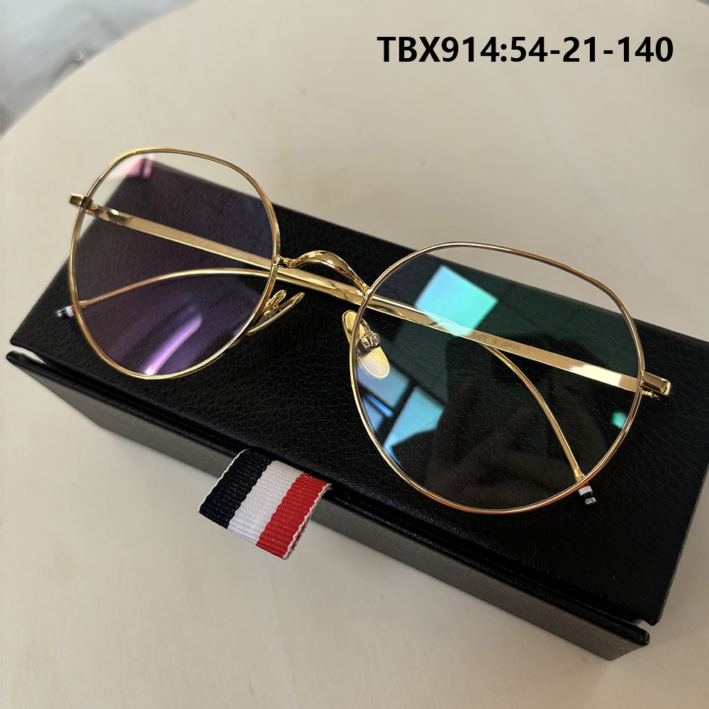 Monture de lunettes polygonale faite à la main New York TBX914 pour hommes et femmes, surdimensionnée, vintage, en titane pur, lunettes de vue rétro, style affirmé