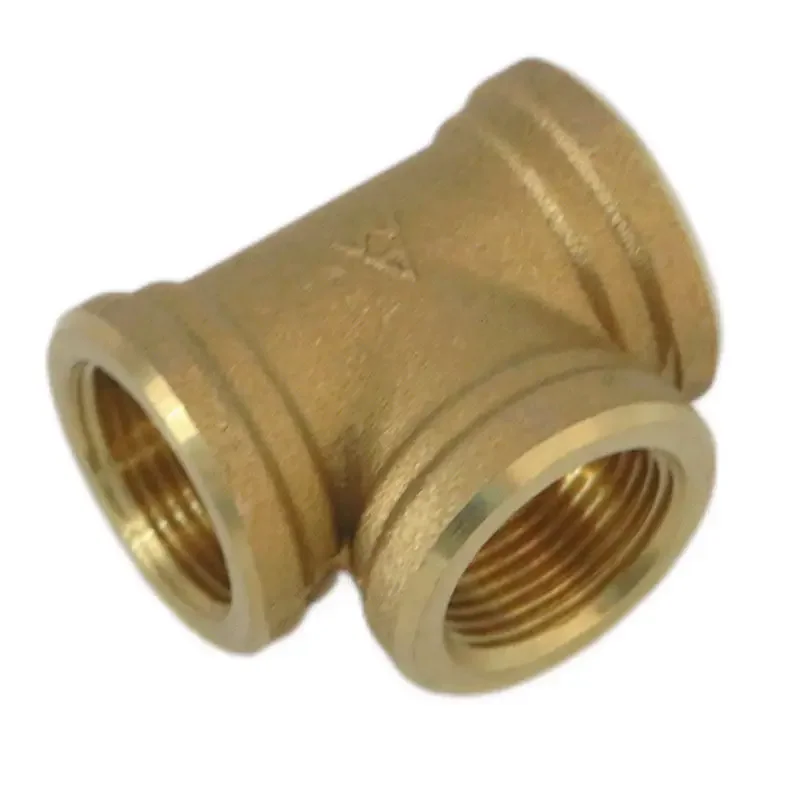 ThUNICEF-Connecteur de raccord de tuyau femelle BSP, adaptateur de couremplaçant, laiton, eau, gaz, mazout, 1/2 ", 3/4", 1 ", 1-1/4", 1-1/2 ", 2", 3 voies