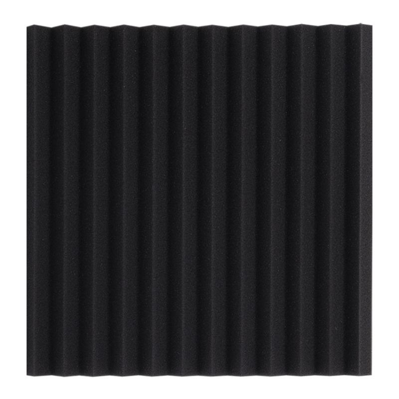 Material de absorção de estúdio de espuma de isolamento acústico de ranhura triangular 4PCS