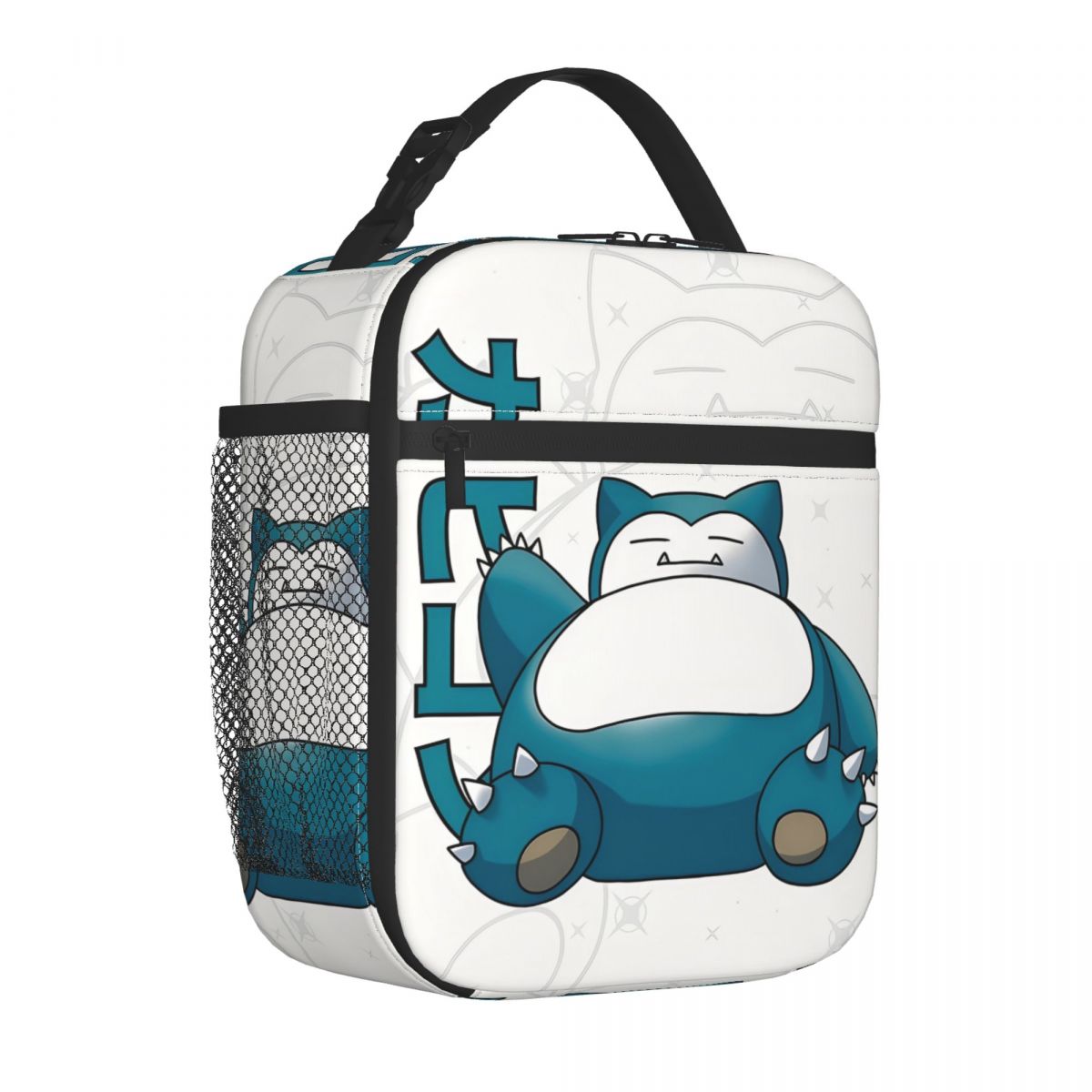 Pokemon Snorlax Lunchtas Leuke Lunchbox Voor Volwassen School Draagbare Rits Koeltas Oxford Grafisch Ontwerp Thermische Lunchtassen