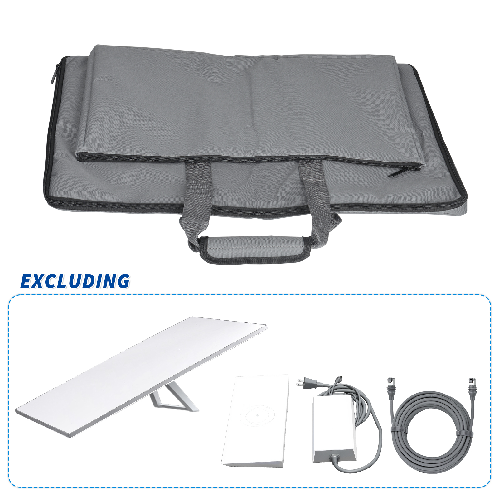 Superbat 62*40*5cm 600D Oxford bolsa de almacenamiento de tela para Kit Rectangular Starlink Gen 3 accesorios de enrutador Starlink fuente de alimentación