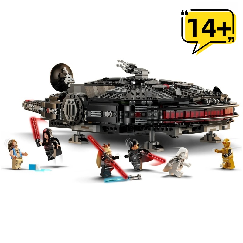 Nowość 2025, dostępne od ręki, 1579 elementów, Kolekcja Millennium Dark Falcon, kosmiczny statek, klocki konstrukcyjne 75389, zestaw modeli DIY, zabawka dla dzieci, prezent.