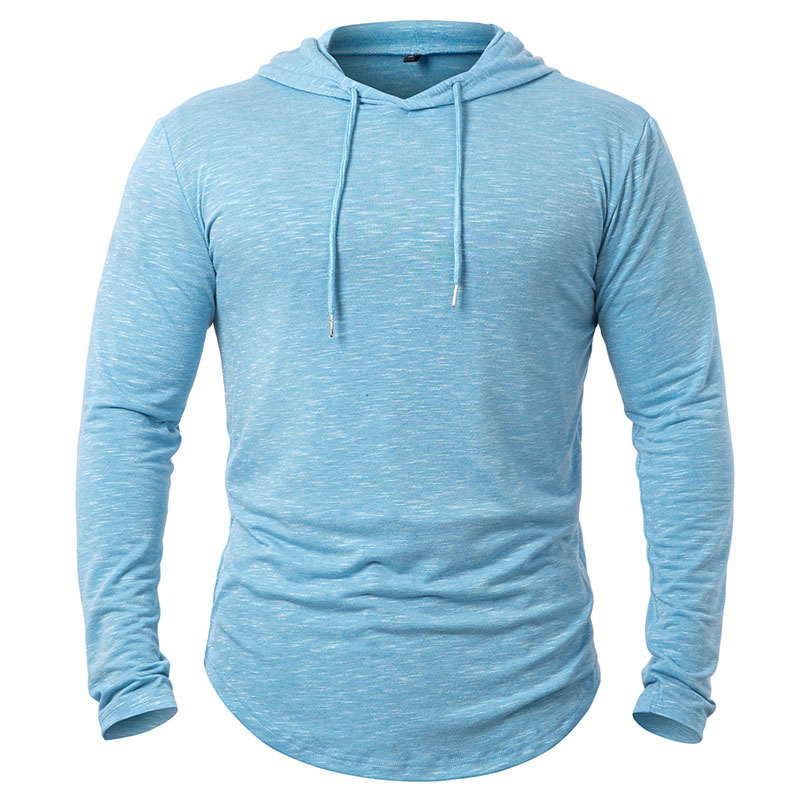Heren Lichtgewicht Atletische Hoodies Lange Mouw Sport Capuchon Casual Gym Joggingshirt Pullover Sweatshirt