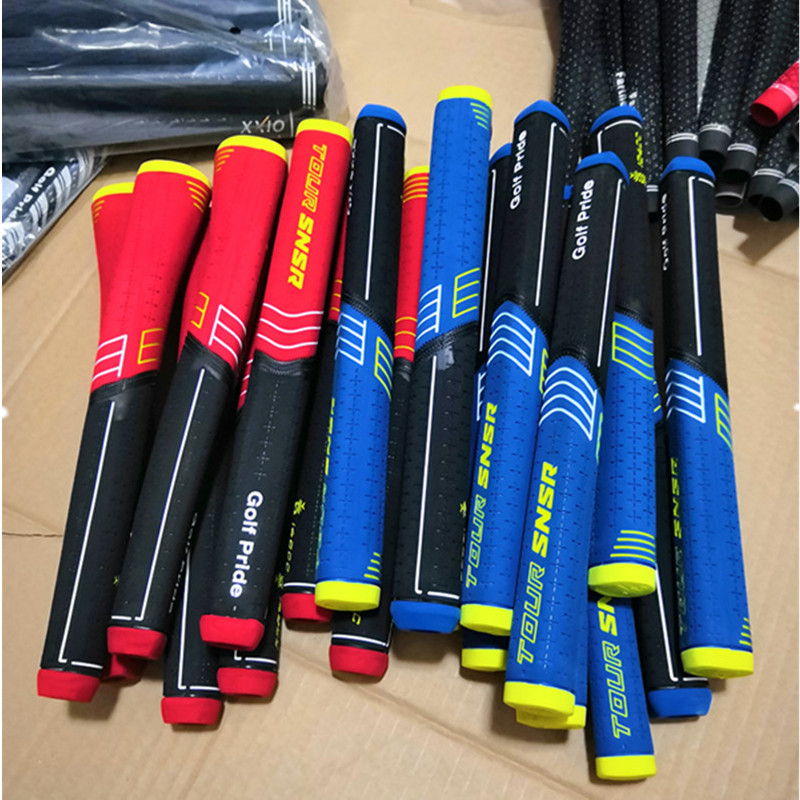 1 peça azul/vermelho/cinza aperto de taco de golfe aperto de borracha
