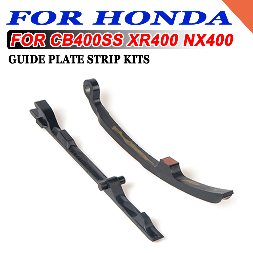 Voor Honda CB400ss XR400 Nx 400 NX400 NX4 Falcon Motorfiets Onderdelen Cam Kettingspanner Laag Plaat/Gids Plaat strip Kits