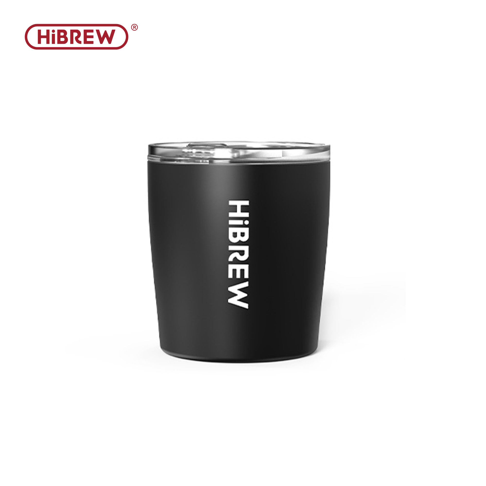 HiBREW  Portable Hanging Ear Style Coffee Thermal mug Foldable filter Stainless steel double wall