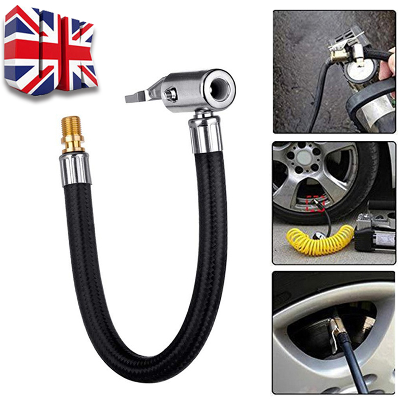 10cm Auto/Bik Luftreifen Reifen futter Inflator Pumpe Schlauch ventil Stecker Clip Adapter
