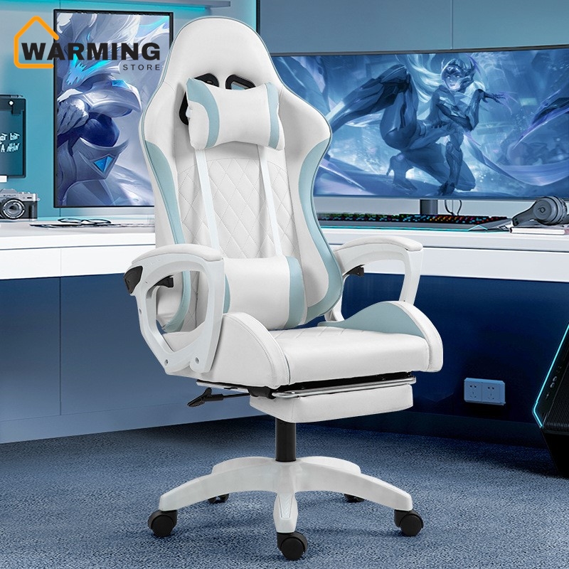 Warming GAMING เก้าอี้สําหรับชายและหญิงเก้าอี้คอมพิวเตอร์ที่บ้านสําหรับ Office Comfort Sedentary ERGONOMIC เก้าอี้ Silla CON Ruedas