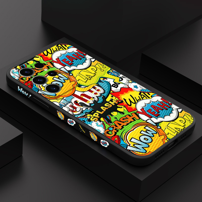 Coque de téléphone anglaise explosive, étui pour Samsung Galaxy S25 S24 S23 S22 S21 S20 S10 S10E Ultra Plus FE Note 20 Ultra 10 Plus