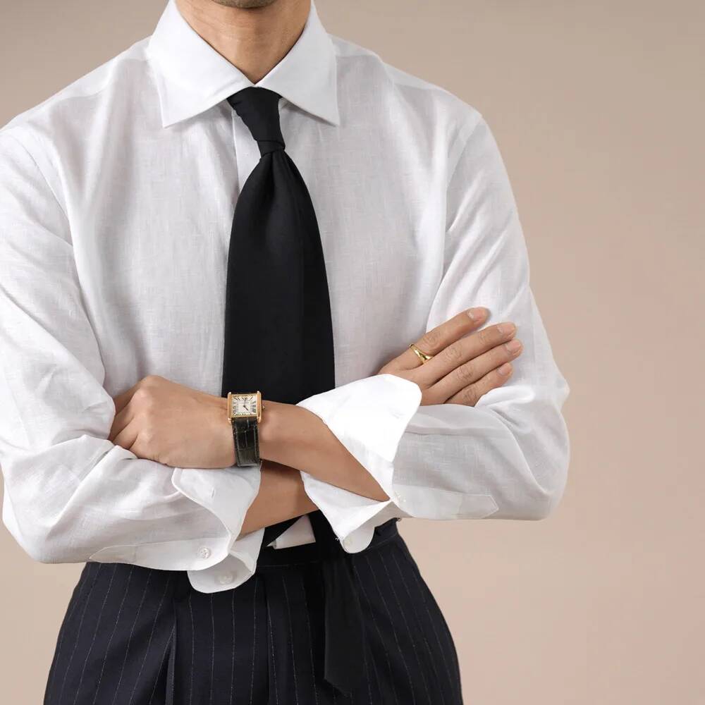 Camicia di lusso 100% lino italiano tinta unita per uomo, viola e bianca, a maniche lunghe, traspirante e rinfrescante, camicia casual da uomo