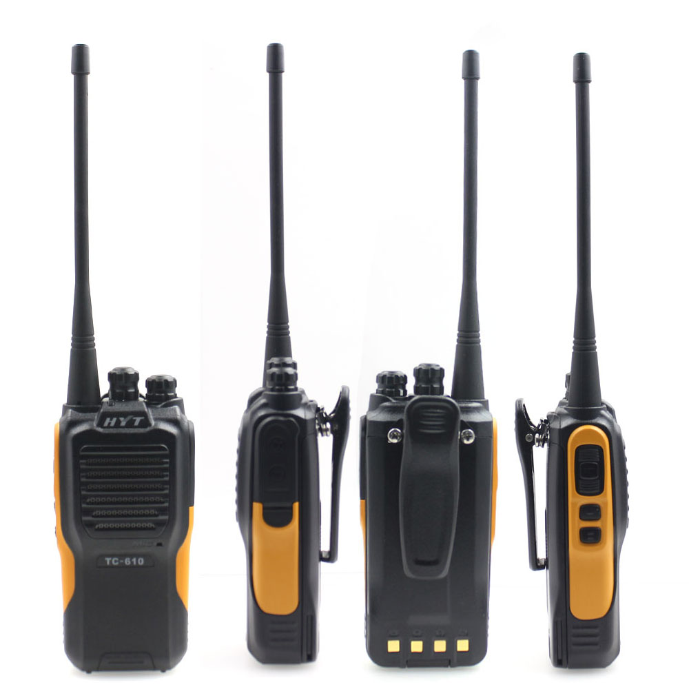 HYT TC-610 5 ワットポータブル双方向ラジオ 1200mAH 標準バッテリーポータブル双方向ラジオ