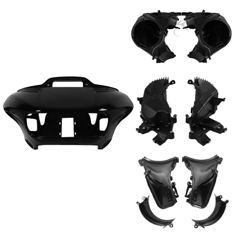 Carenado interior y exterior para motocicleta Harley Road Glide FLTRX 2015-2023 2020, cubierta de altavoz para conducto de aire del guantera 2019 2018