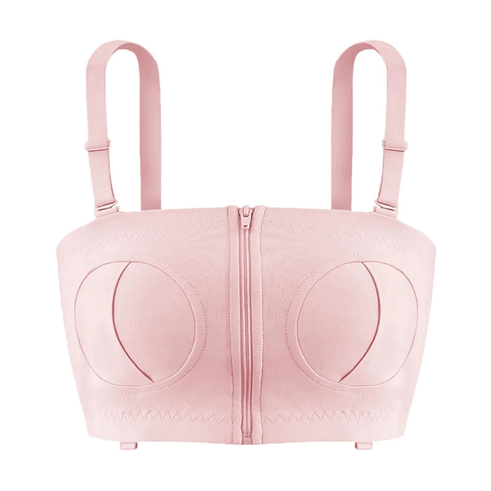 Maternity Bra Hands Free Pumping Bra Adjustable Cotton Breast Pump Bra No Steel Ring Nursing Bra for Breast Pump
