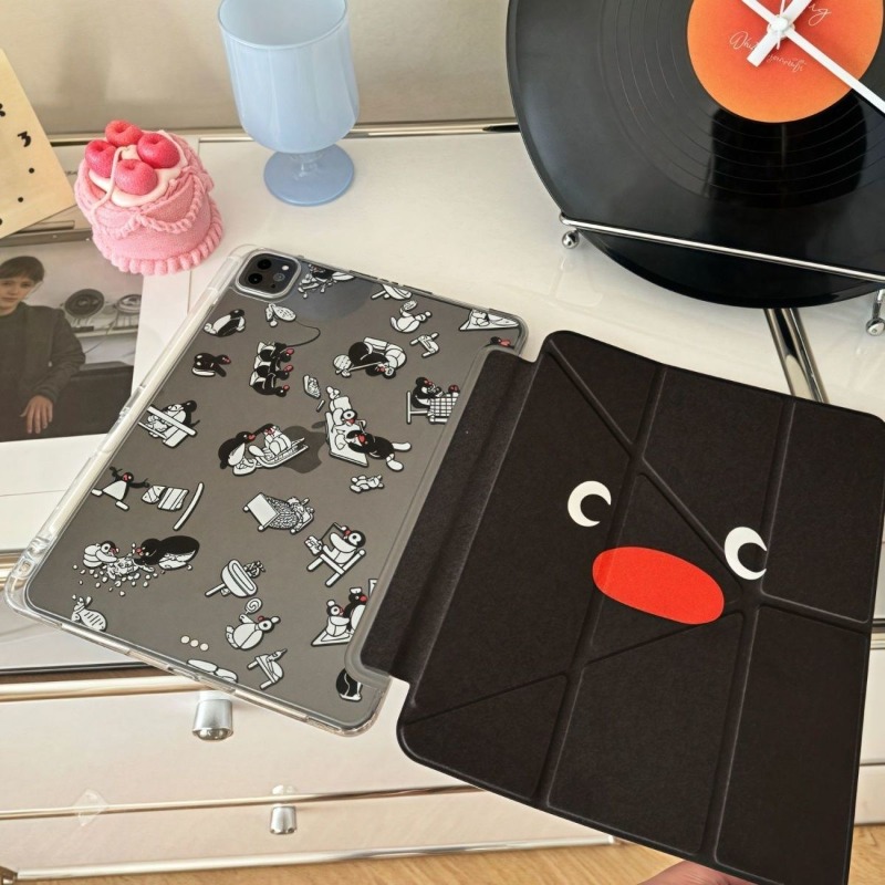 Etui na tablet do iPada 10. generacji, futerał na iPada Pro 11 2. 3. 4. generacji, 10.2 7. 8. 9. generacji, etui na iPada Air 5. generacji, uroczy pingwin