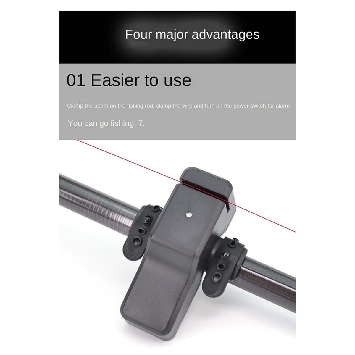 A71P Fishing Alarm European Carp Fishing Electronic Bell Sea Rod Alarm Sea Rod Buffer Intelligent Reminder Fishing Gear