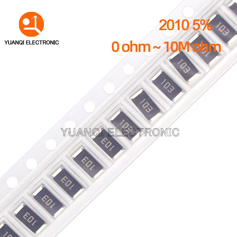 50 stks 2010 5% 3/4 W SMD Weerstand 0R-10 M 0 10 100 220 330 470 ohm 0R 10R 100R 220R 470R 1 K 2.2 K 4.7 K 10 K 47 K 100 K 220 K 470 K 1 M