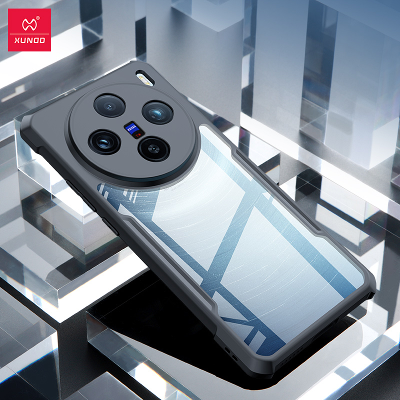 XUNDD เคส VIVO X100 Ultra อัลตร้าสำหรับ VIVO X100 S X100s Pro ฝาครอบโปร่งใสเคสกันกระแทกมือถือเคสโทรศัพท์สุดหรูป้องกัน