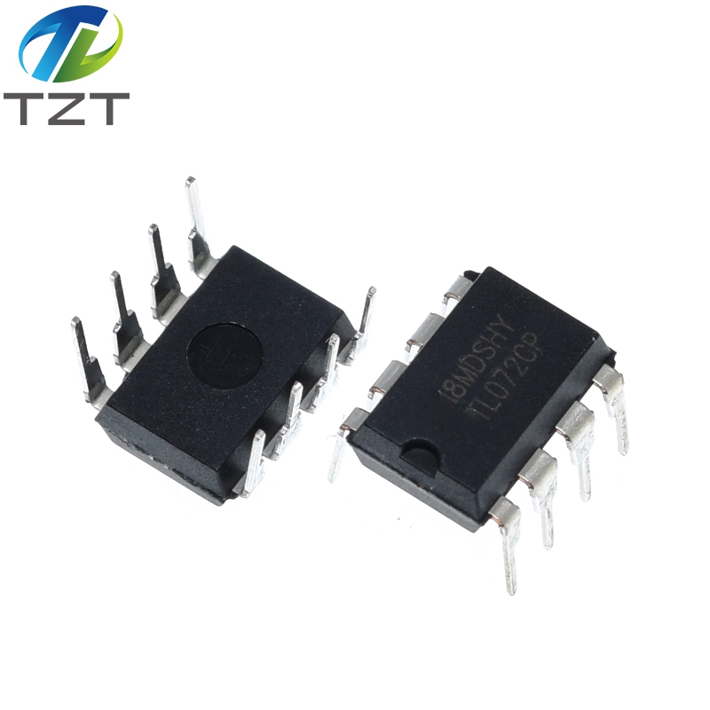 DIYTZT 10/30PCS TL072CP TL072 TL072CN para módulo de alimentación