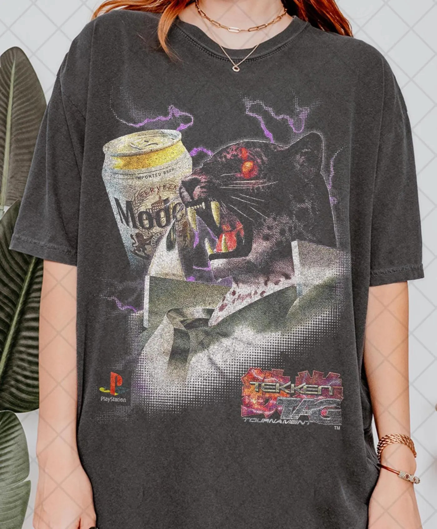 Футболка в стиле ретро 90-х годов The Armor King X Modelo 2000, футболка Tekken Tag Tournament, подарок для женщин и мужчин, футболка унисекс