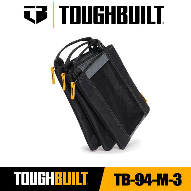 TOUGHBUILT TB-94-M-3 3-пакетные сумки с застежкой Сумки для хранения инструментов Сумки для ногтей Аксессуары для электроинструментов Сумка Toughbuilt