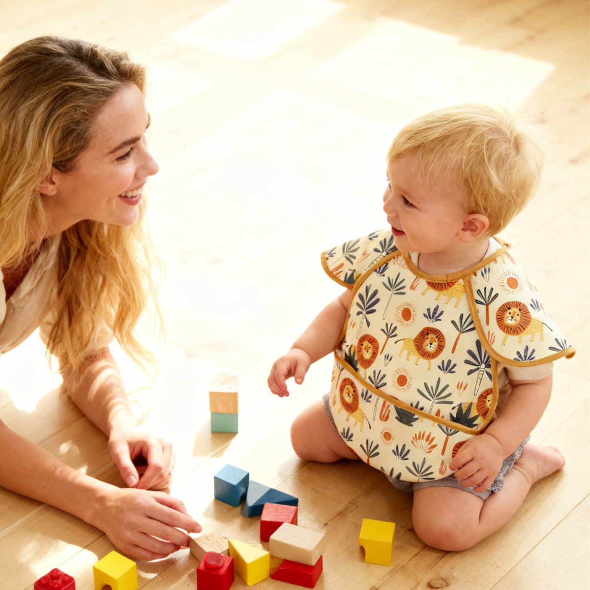Elinfant Nuovo modello di moda Tasca impermeabile Bavaglini per l'alimentazione del pranzo Bavaglini riutilizzabili per bambini carini Grembiule per bambini Panni per ruttini per bambini