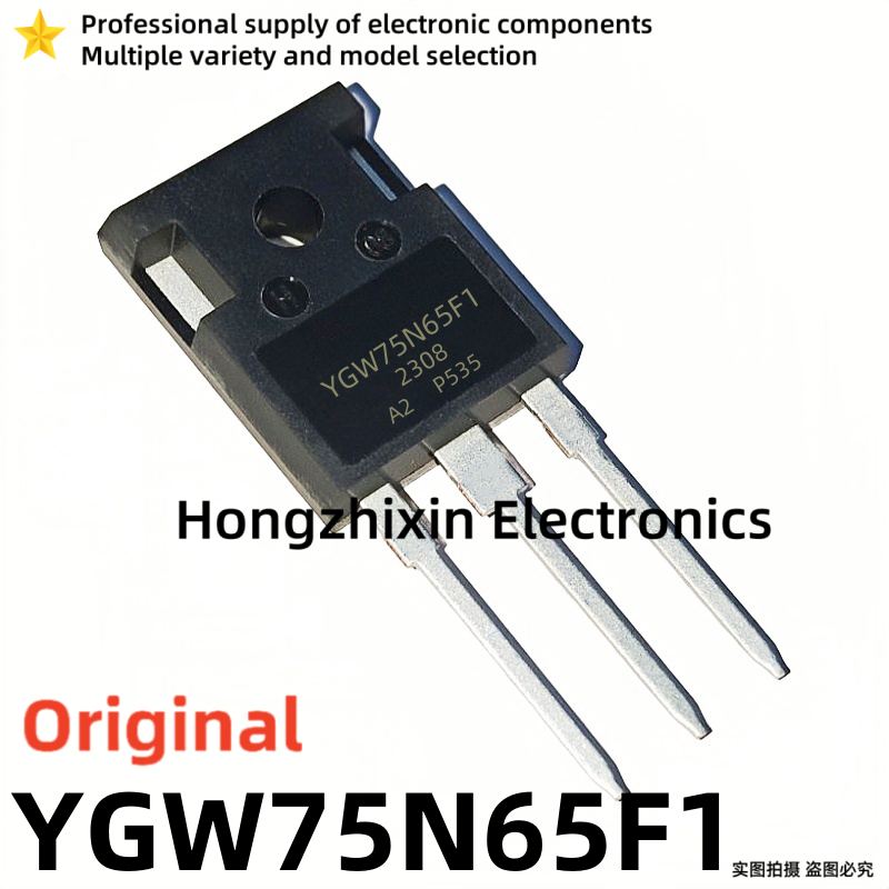 5-10 unidades de tubo de alta potencia IGBT original YGW75N65F1 TO-247 75N65F1 75N65 IGBT 75A 650V para máquina de soldar