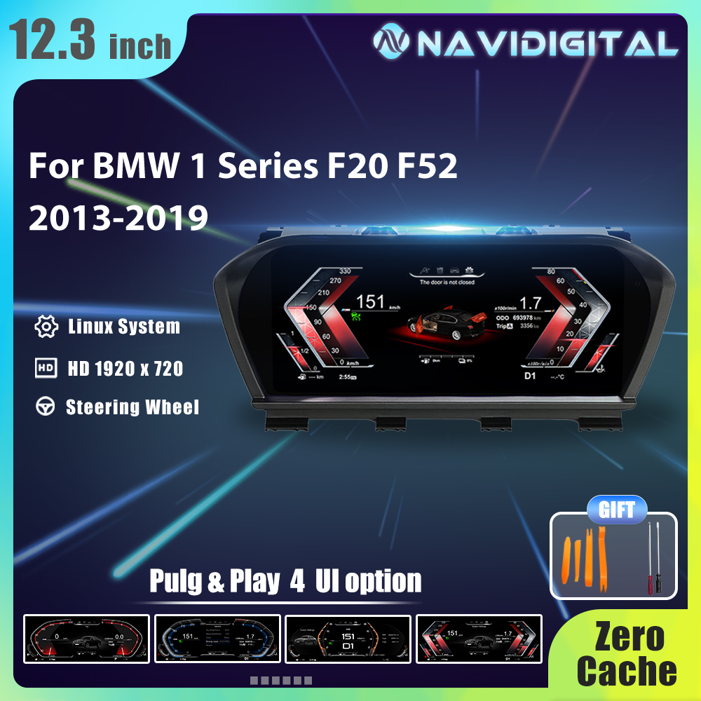 Автомобильная цифровая приборная панель для BMW 1 2 серии F20 F52 F22 X1 F48 F49 X2 F39 ЖК-панель Спидометр Виртуальная кабина кластер инструмента
