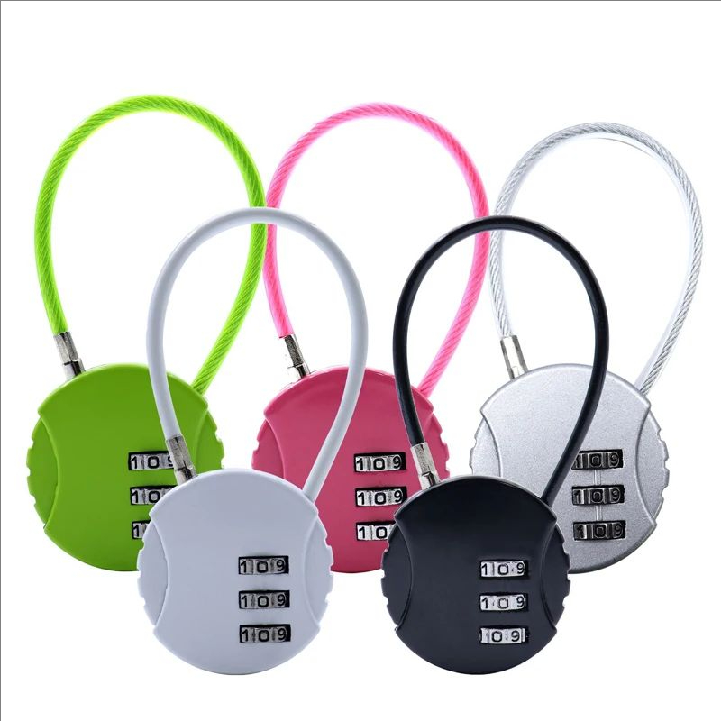 Fechadura digital com senha para bagagem, com segurança por senha, adequada para armários de academia, mochilas de viagem