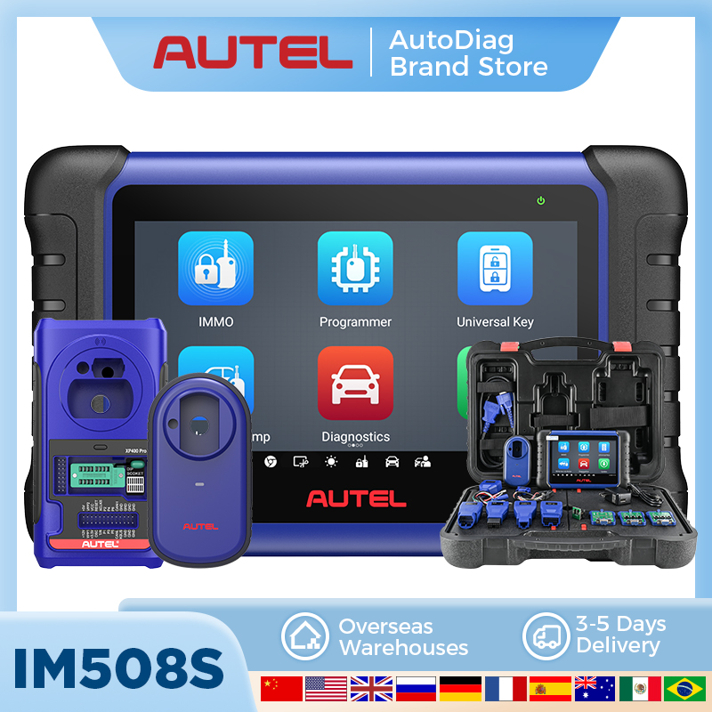 Autel MaxiIM IM508S IMMO programmeur de clé Auto tout système Scanner de Diagnostic IM508S Pro clé Fob outils de programmation