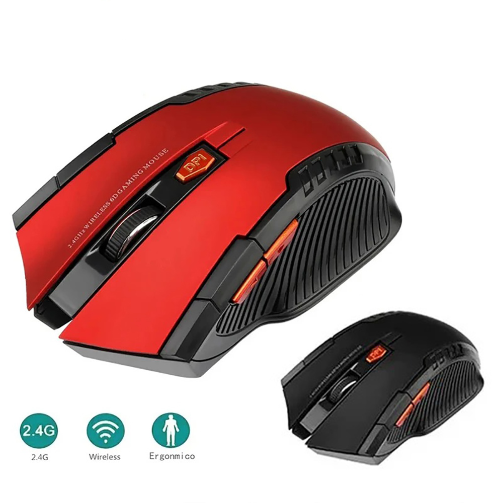 2.4Ghz Draadloze Muis Optische Muizen Muis Gaming Met Usb Ontvanger Gamer 2000Dpi 6 Knoppen Muis Voor Computer Laptop Accessoires