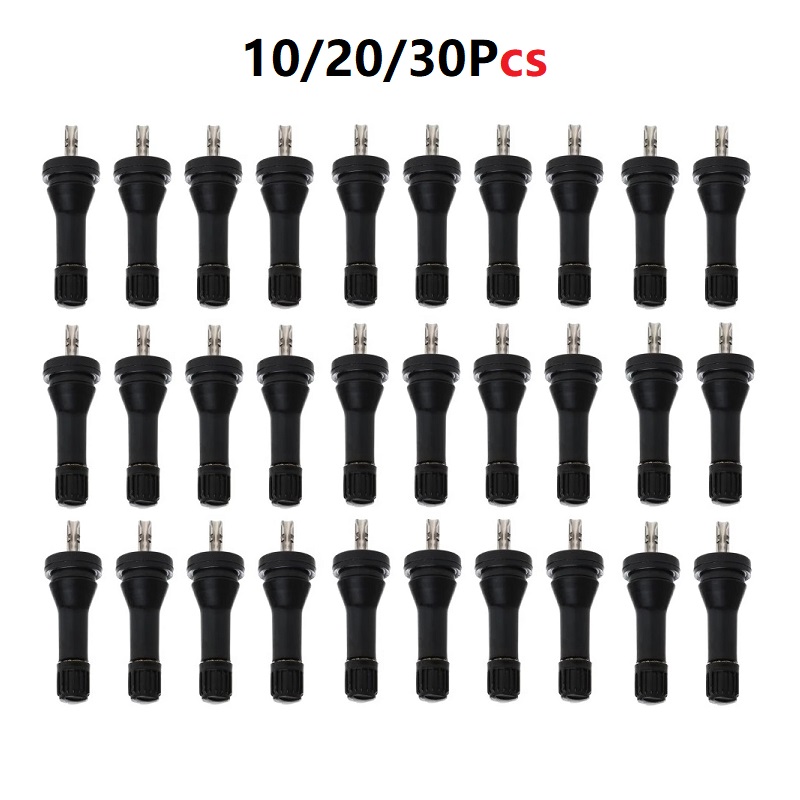 Borracha TPMS Stem Repair Kit 10/20/30Pcs Para Nissan Qashqai Sylphy Teana X-Trail Sensor de Pressão Do Pneu Válvula Acessórios Do Pneu