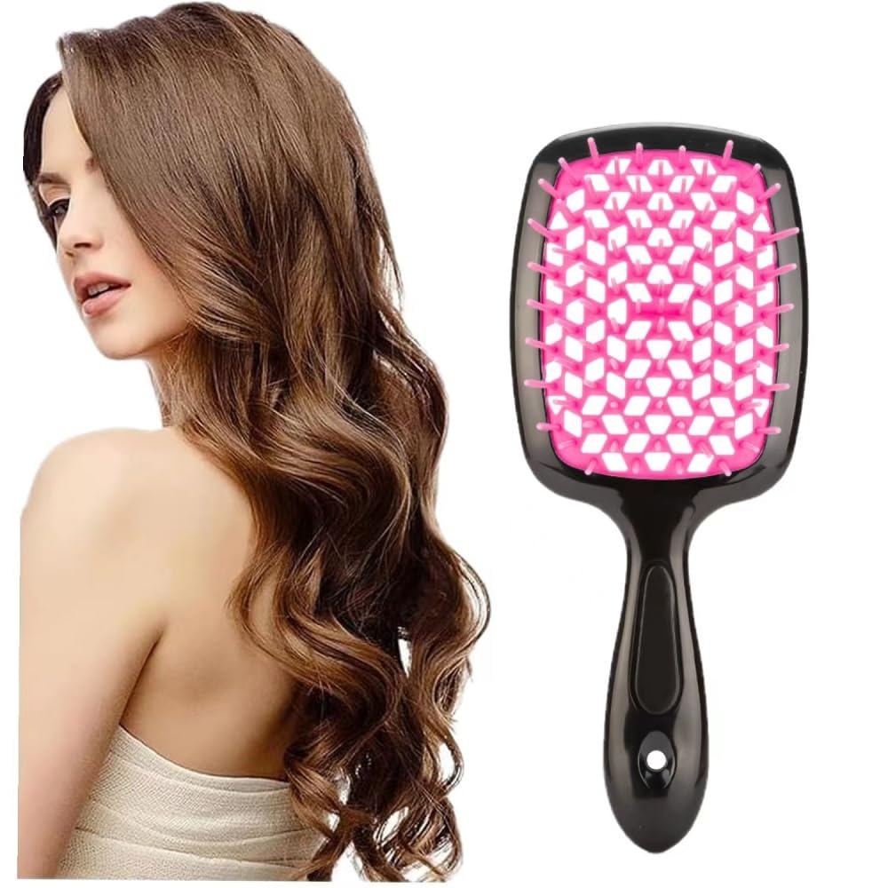 Massage Anti-Statische Holle Natte Kam Krullend Luchtkussen Verward Haar Borstel Haarborstels Kapper Salon Styling Tool