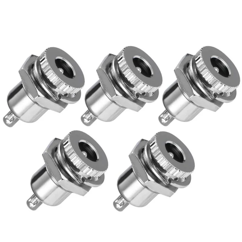 Nuevo Paquete de 5 DC-099 5,5mm x 2,1mm 30V 10A toma de corriente CC, adaptador de conector de montaje en Panel hembra roscado
