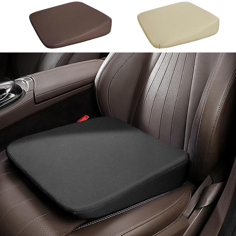 Bantal kursi mobil dewasa Wedge, bantalan kursi Booster dewasa, penguat kursi pengemudi orang pendek, bantal kursi miring ergonomis untuk otomatis
