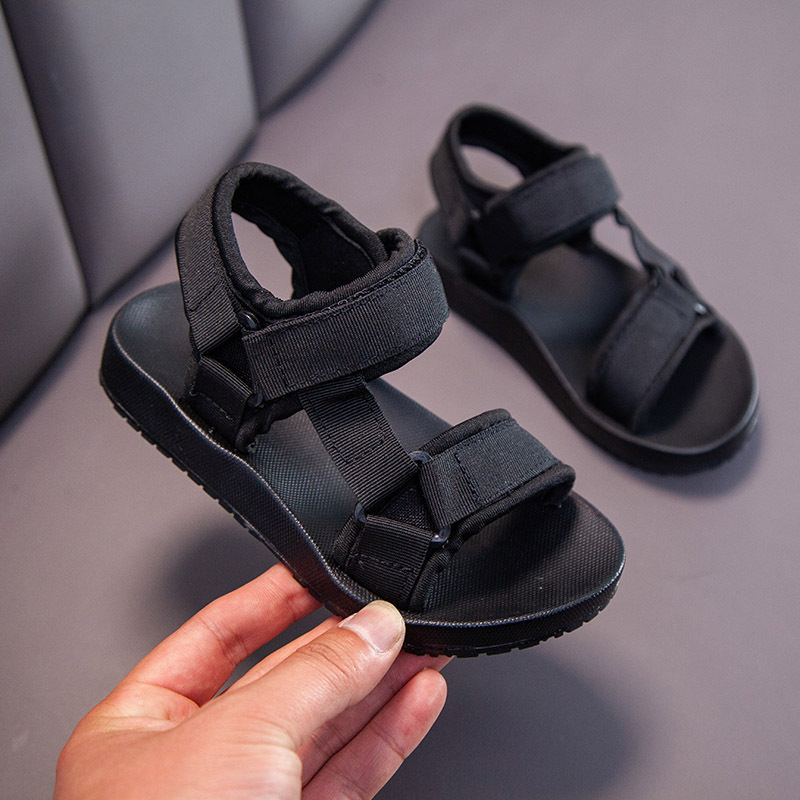 2021 verão meninos sandálias casuais crianças sapatos de borracha escola respirável aberto toeboy praia sandália