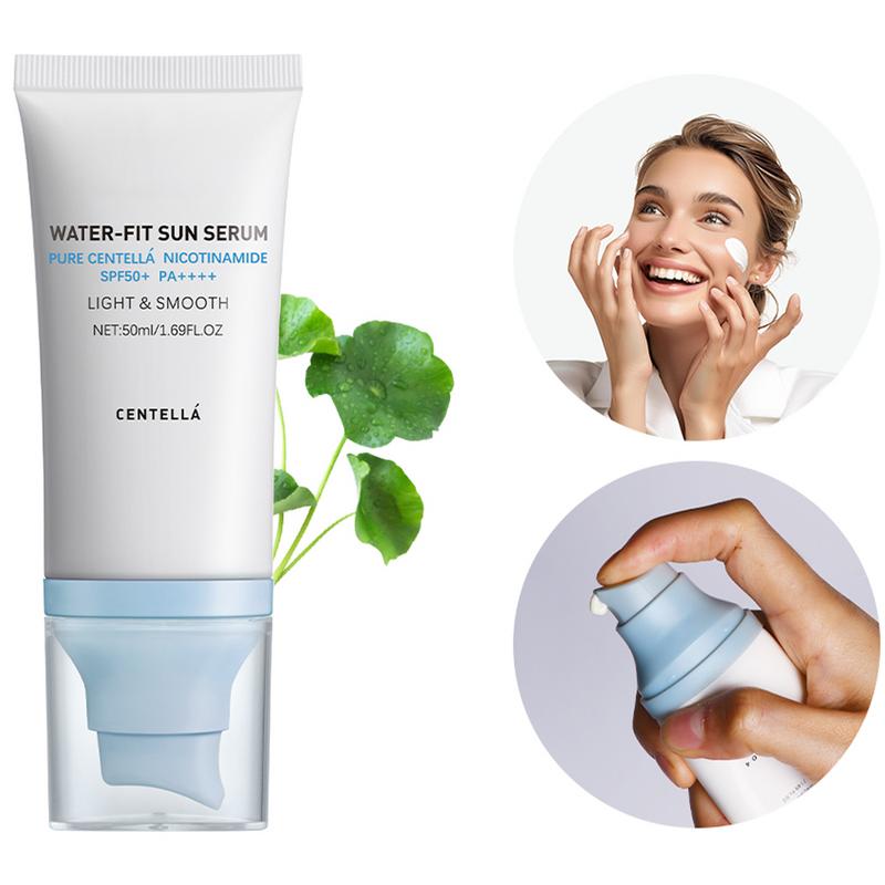Солнцезащитный крем Centella, SPF 50, центелла азиатская, не липкий, освежающий солнцезащитный крем 50 мл, Солнцезащитная эссенция для сухой жирной чувствительной кожи