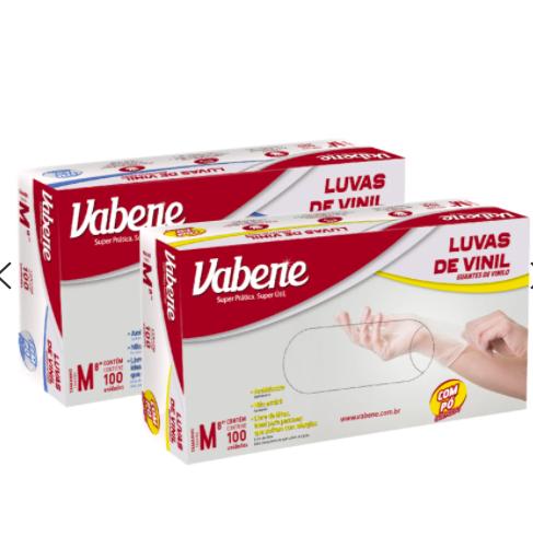 Vinyl Glove C/PO G 100Un/Box Vabene