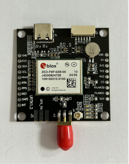 ZED-F9P-02B-00 RTK módulo de posicionamento diferencial de nível centimétrico módulo de navegação GPS novo receptor de fonte placa GNSS